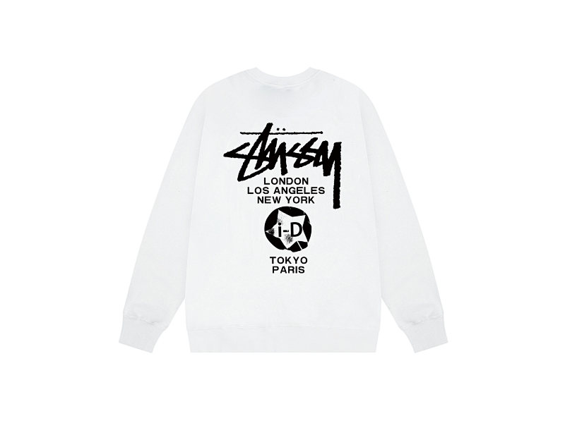 P109yuan 287# 圆领卫衣 黑 白 灰 S-XL
