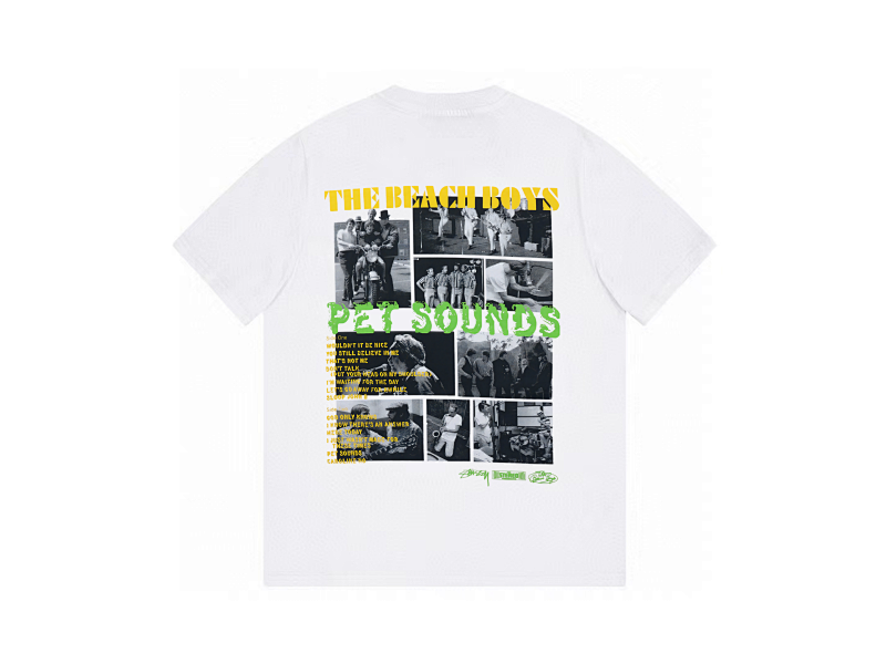 P59yuan 103#沙滩男孩乐队 斯图西短袖 2色 S-2XL