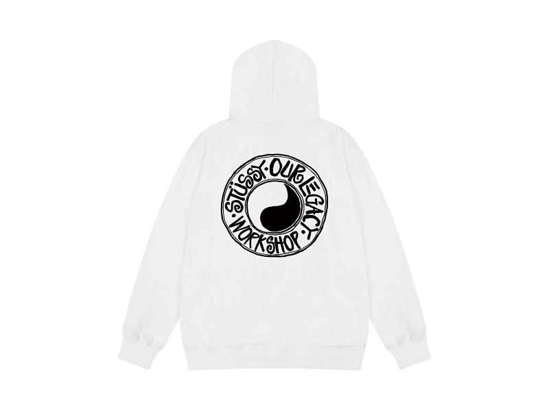 P125yuan 295# 连帽卫衣 黑 白 灰 S-XL