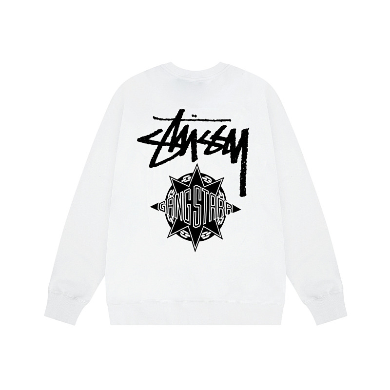 P109yuan 055#圆领卫衣 联名人物说唱 黑 白 灰 S-XL