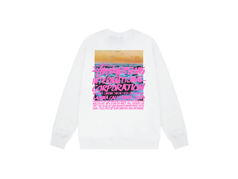 P109yuan 210# 圆领卫衣 黑 白 S-XL