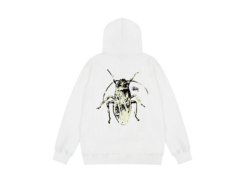P125yuan 294# 连帽卫衣 黑 白 S-XL