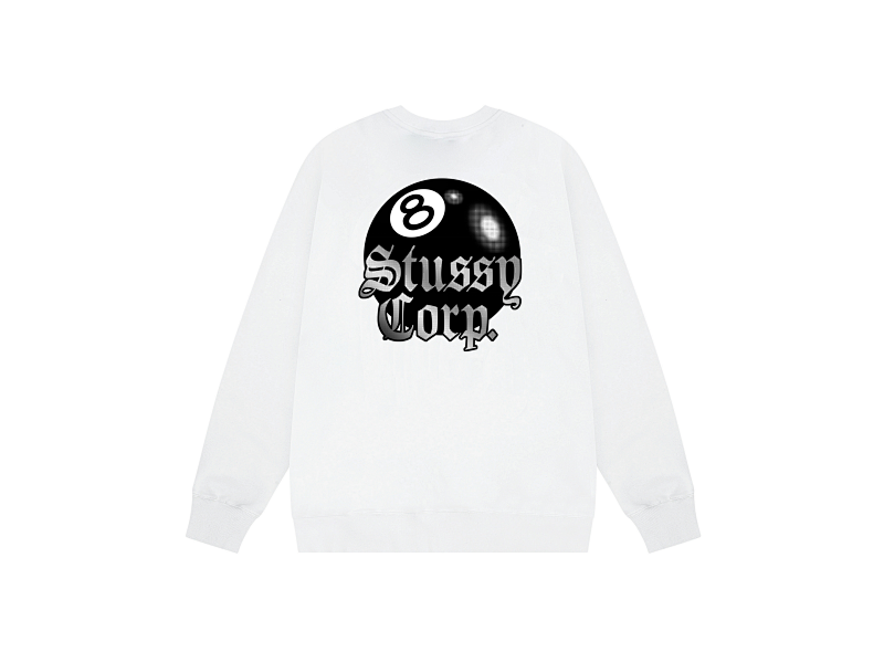 P109yuan 224# 圆领卫衣 黑 白 灰 S-XL