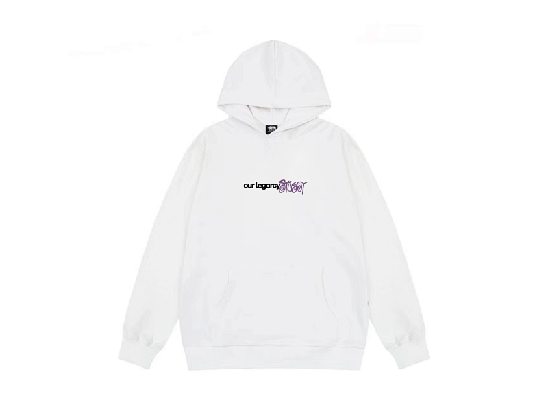 P125yuan 132# 连帽卫衣 黑 白 S-XL
