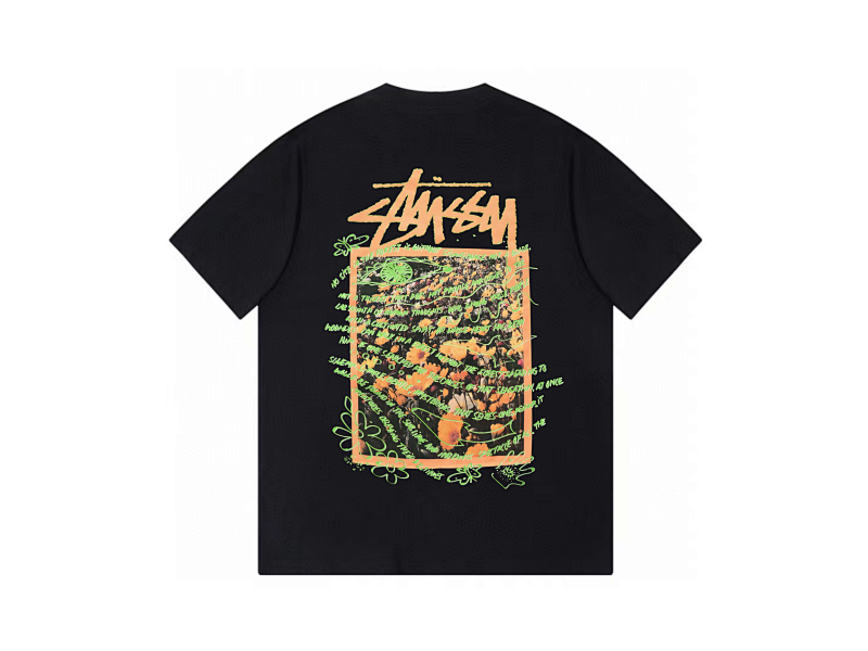 P59yuan 104#背后大LOGO 斯图西短袖 3色 S-2XL