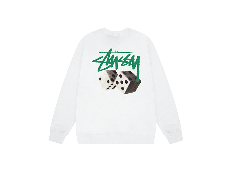 P109yuan 318# 圆领卫衣 黑 白 S-XL