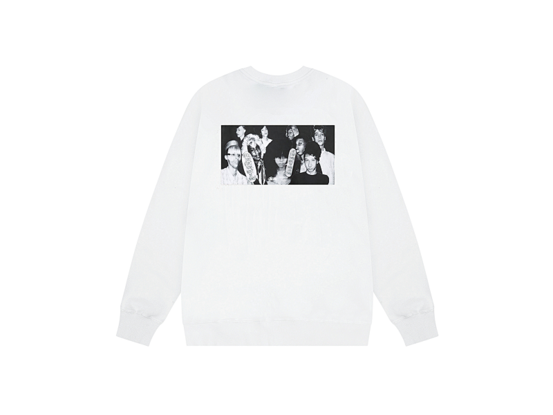 P109yuan 010# 圆领卫衣 黑 白 灰 S-XL
