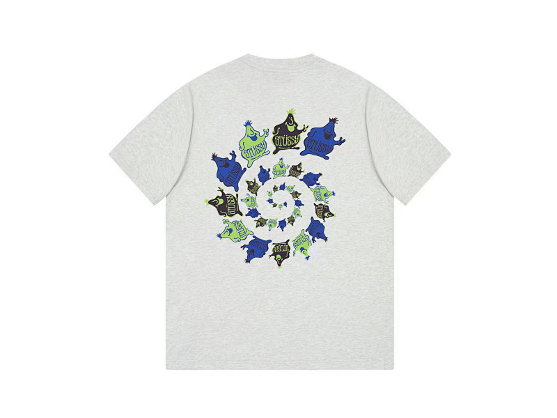 P59yuan 185# 短袖 黑 白 蓝 灰 S-2XL