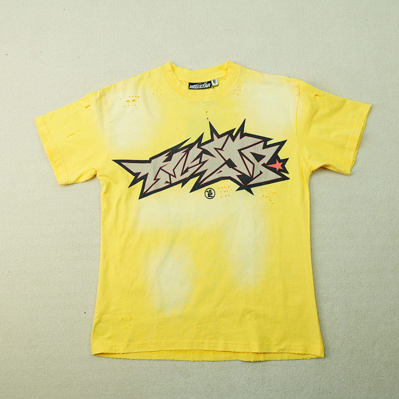 【NFC】 Hellstar Sample Cracked Print T-shirt
