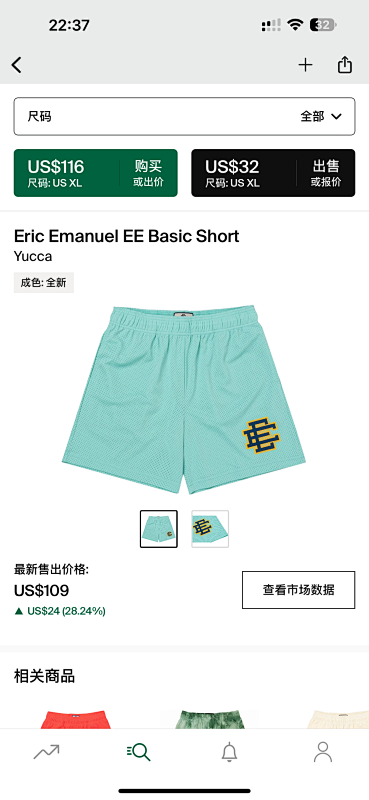 Eric Emanuel EE Basic Short Yucca