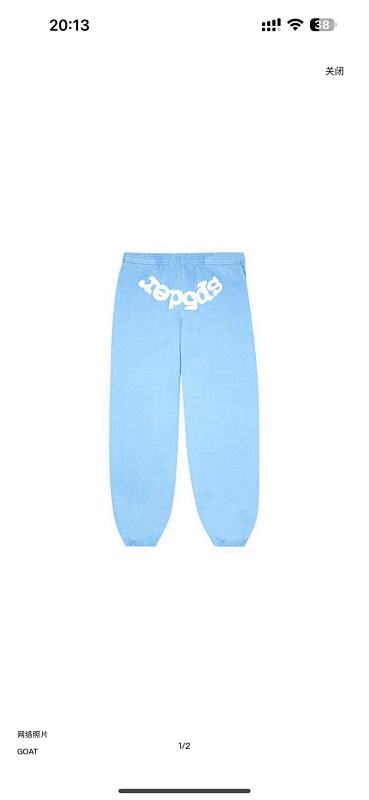 【DISCOUNT PRICE】 SP5DER WEB SWEATPANTS SKY BLUE