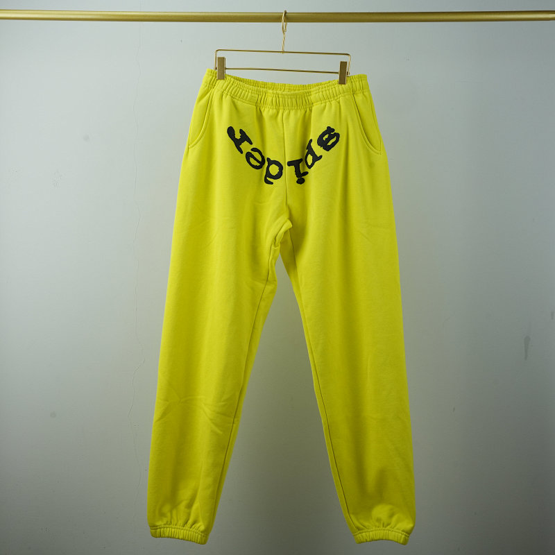 【discount price】 SPIDER F&F Sp5der Sweatpants YELLOW