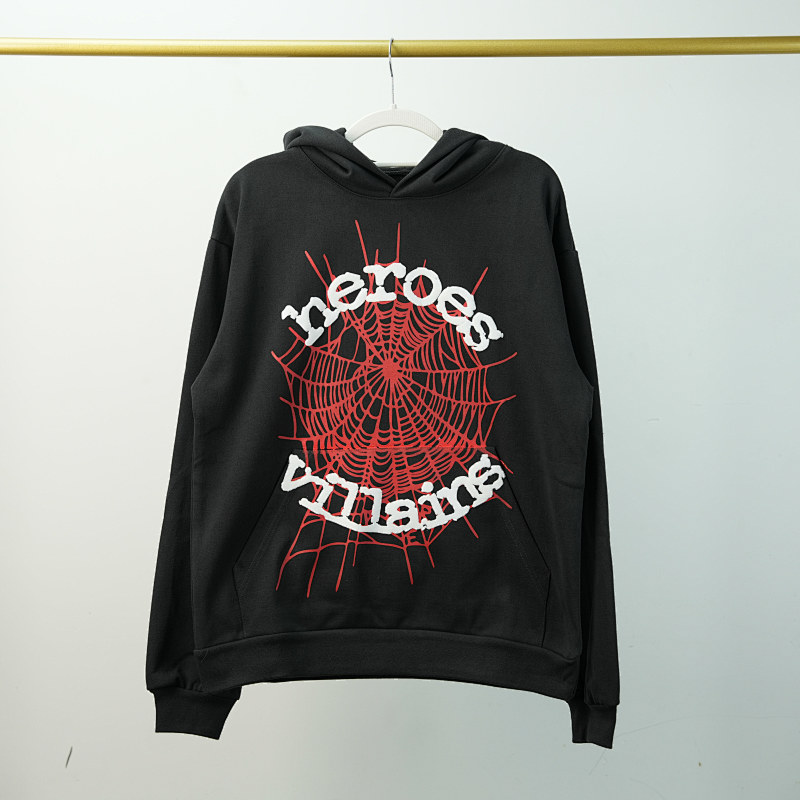 SP5DER HEROES & VILLAINS WEB HOODIE