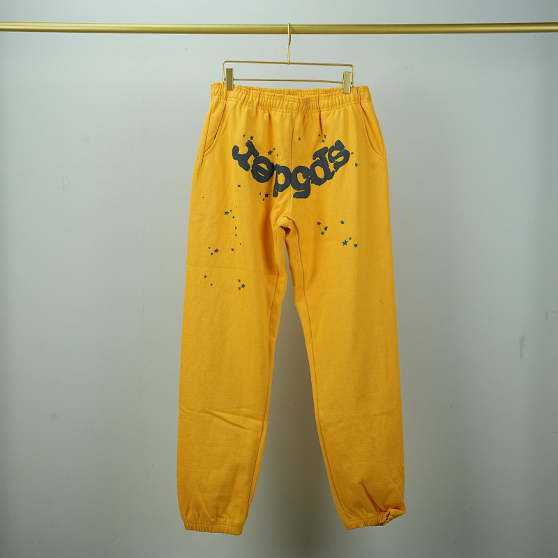 【discount price】 SP5DER LOGO Sweatpants YELLOW