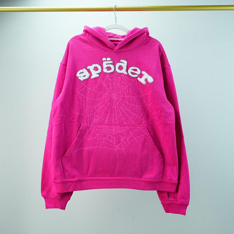 Sp5der Legacy hoodie Pink
