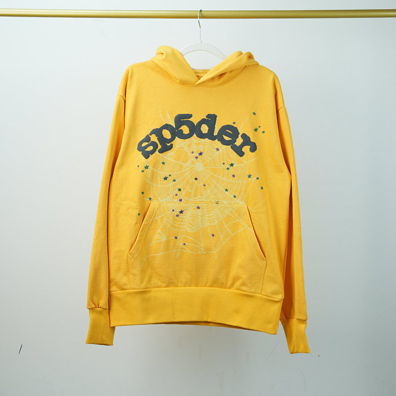 【Discount price】SP5DER LOGO HOODIE YELLOW