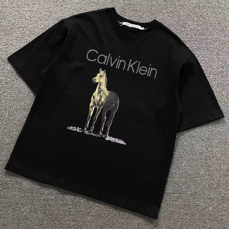 CALVIN KLEIN T-SHIRT 42062417001（im 170cm 60kg i wear size M in the phot）