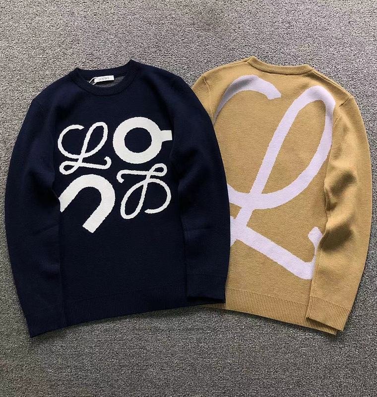 LOEWE ON SWEATER 3208163321 （im 170cm 60kg i wear size L in the phot）