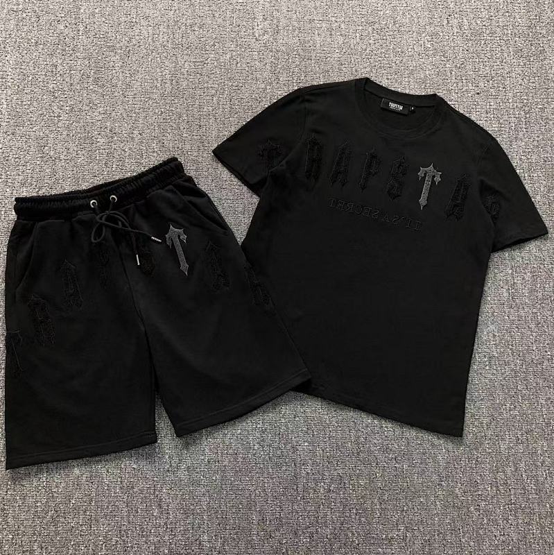 TOP SHORTS TRAPSTAR T-SHIRT SHORTS 411100463（im 170cm 57kg i wear size S in the phot）