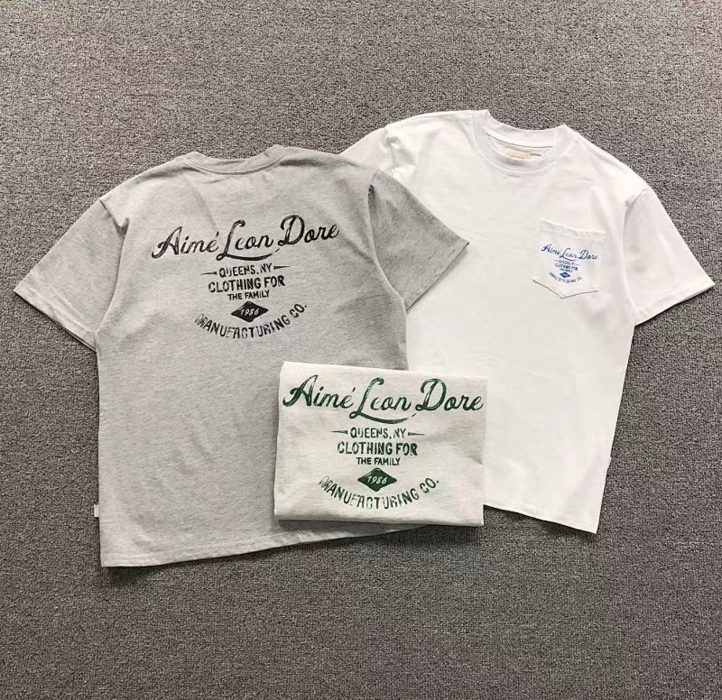 AIME LEON DORE T-SHIRT 42030603170（im 170cm 60kg i wear size S in the phot）