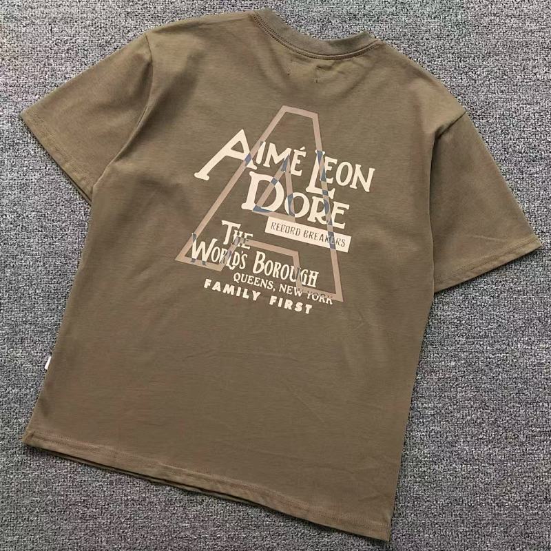 AIME LEON DORE T-SHIRT 42031909170（im 170cm 60kg i wear size S in the phot）