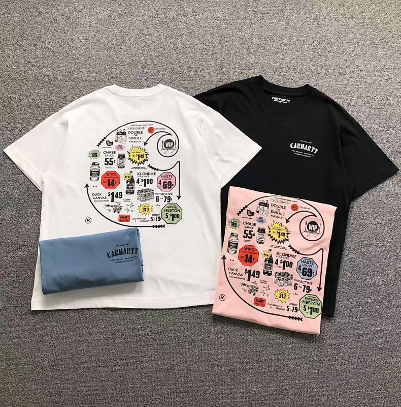 CARHARTT T-SHIRT 3108211602（im 170cm 60kg i wear size L in the phot）