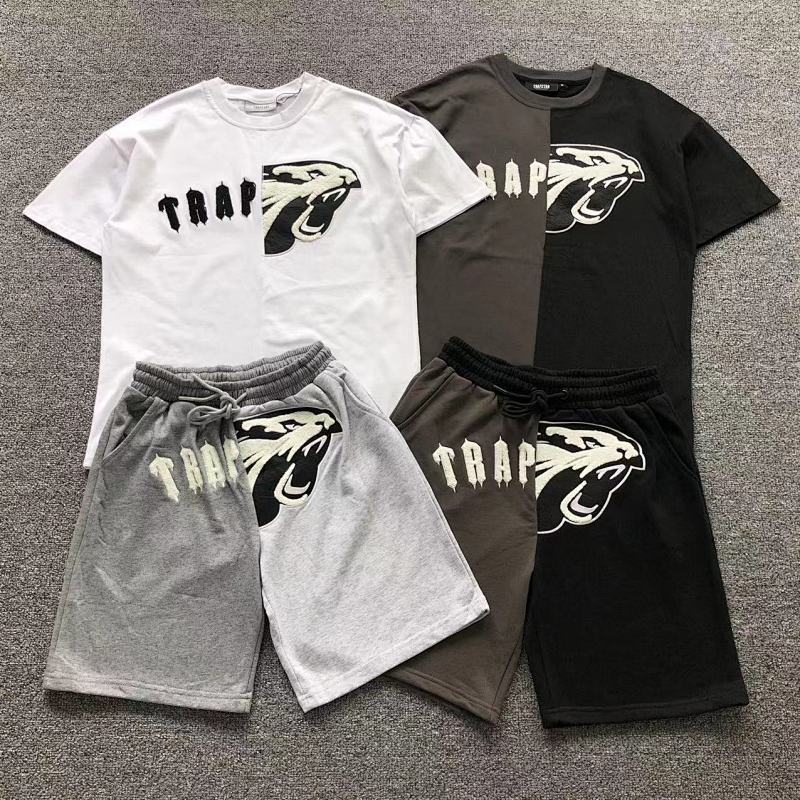 TOP SHORTS TRAPSTAR T-SHIRT SHORTS 212171978（im 170cm 57kg i wear size M in the phot）