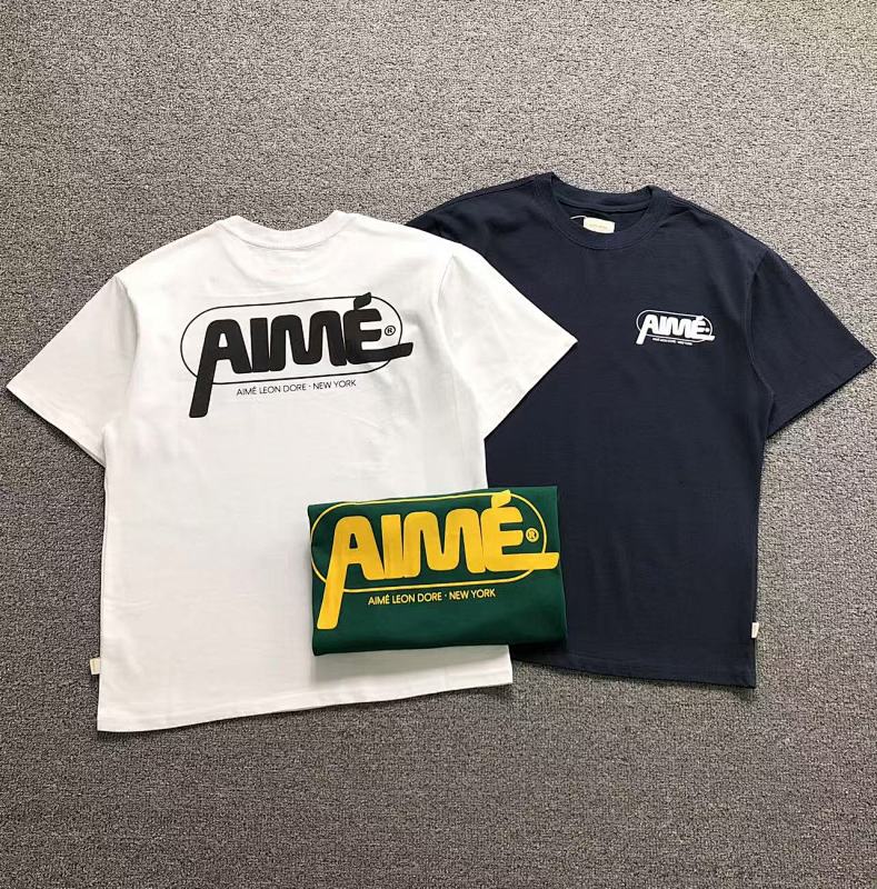 AIME LEON DORE T-SHIRT 42030602170（im 170cm 60kg i wear size S in the phot）