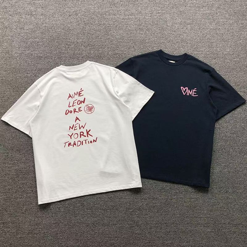 AIME LEON DORE T-SHIRT 215102056（im 170cm 60kg i wear size L in the phot）