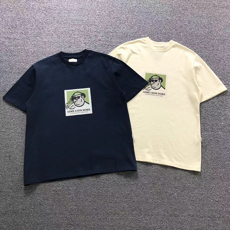 AIME LEON DORE T-SHIRT 126260656（im 170cm 60kg i wear size M in the phot）