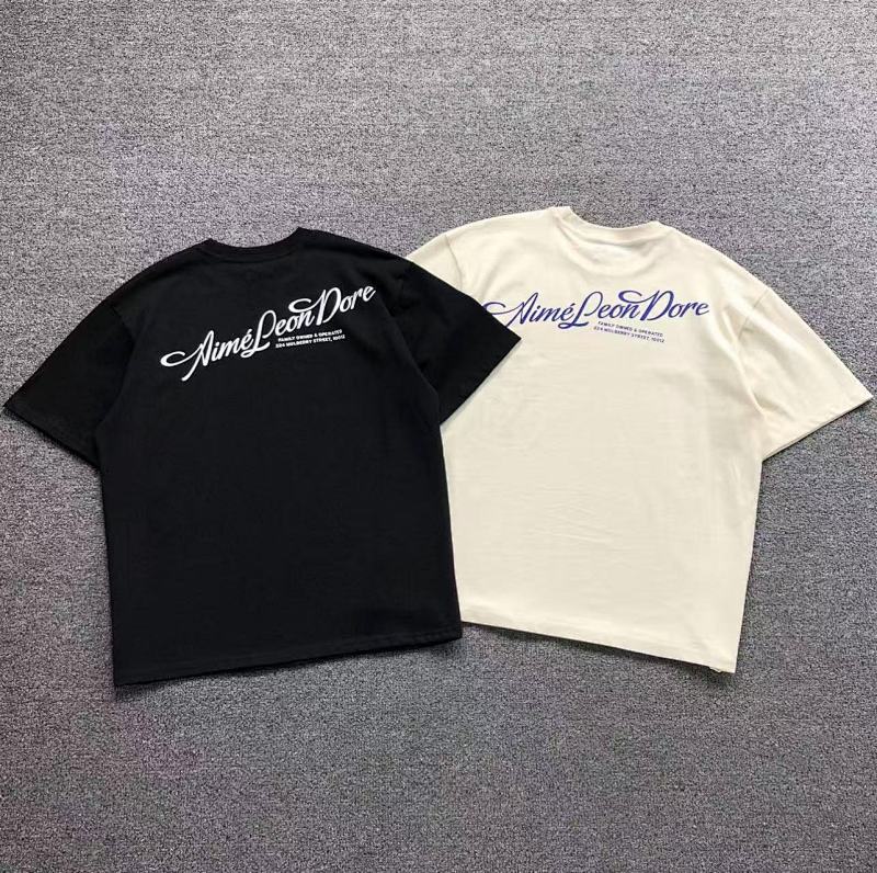 AIME LEON DORE T-SHIRT 42041021170（im 170cm 55kg i wear size M in the phot）