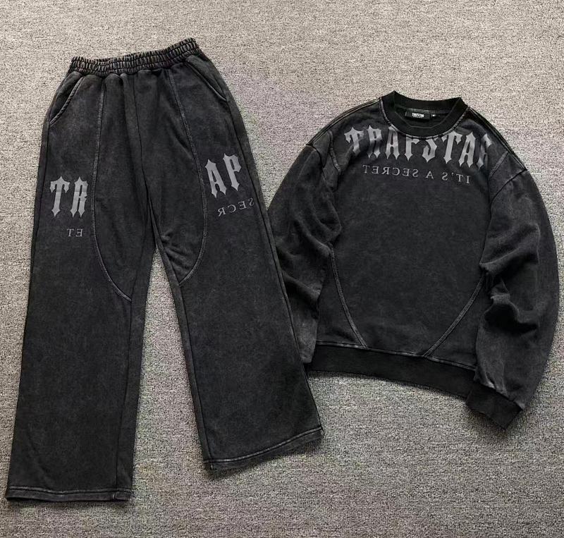 TOP TROUSERS TRAPSTAR HOODIE TROUSERS 510100278 （im 170cm 60kg i wear size M in the phot）