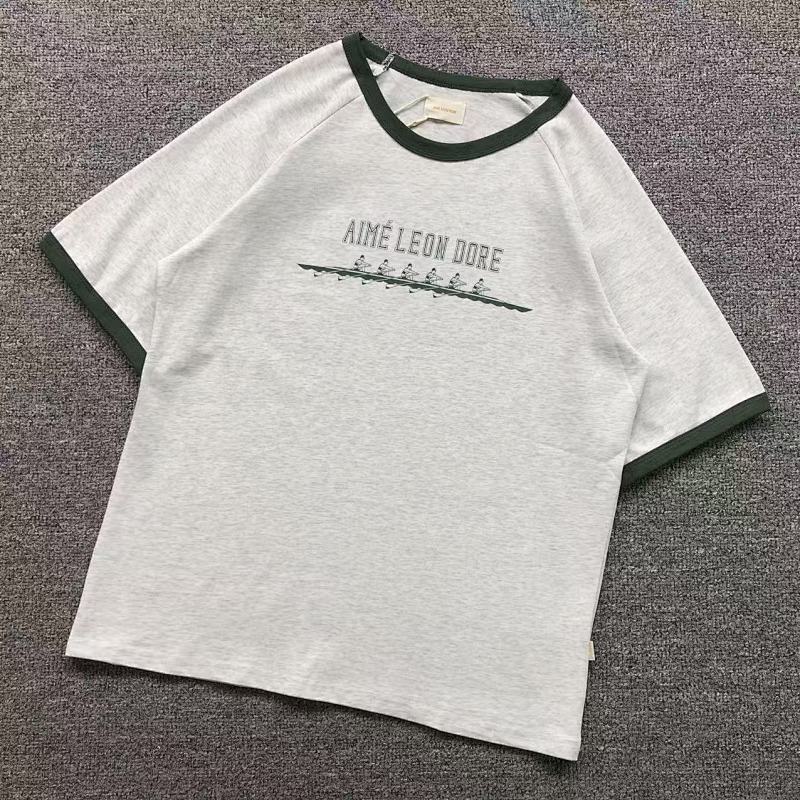 AIME LEON DORE T-SHIRT 42031910170（im 170cm 60kg i wear size S in the phot）