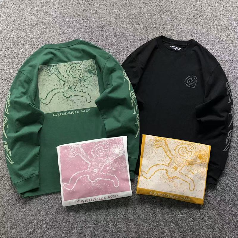 CARHARTT LONG SLEEVED 4109160702（im 170cm 60kg i wear size L in the phot）