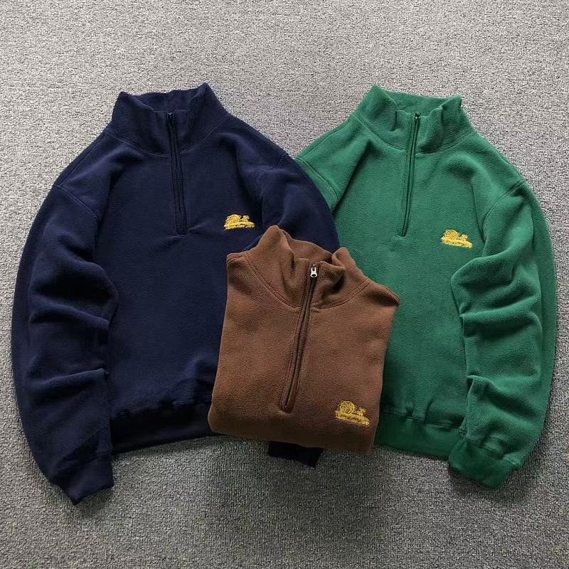AIME LEON DORE FLEECE JACKET 42080708170（im 170cm 60kg i wear size S in the phot）