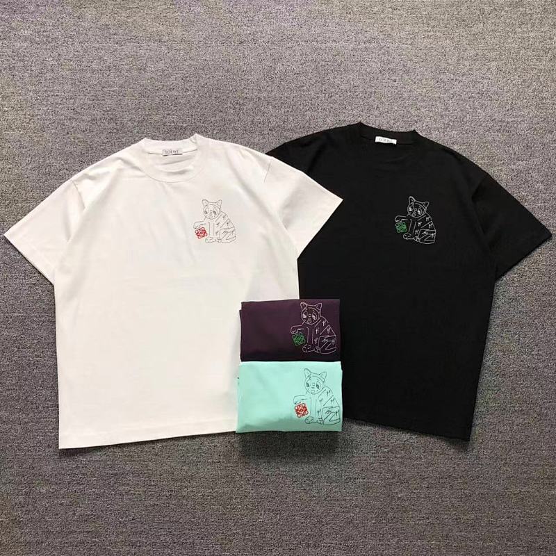 LOEWE T-SHIRT 42020205133（im 170cm 60kg i wear size 2XL in the phot）