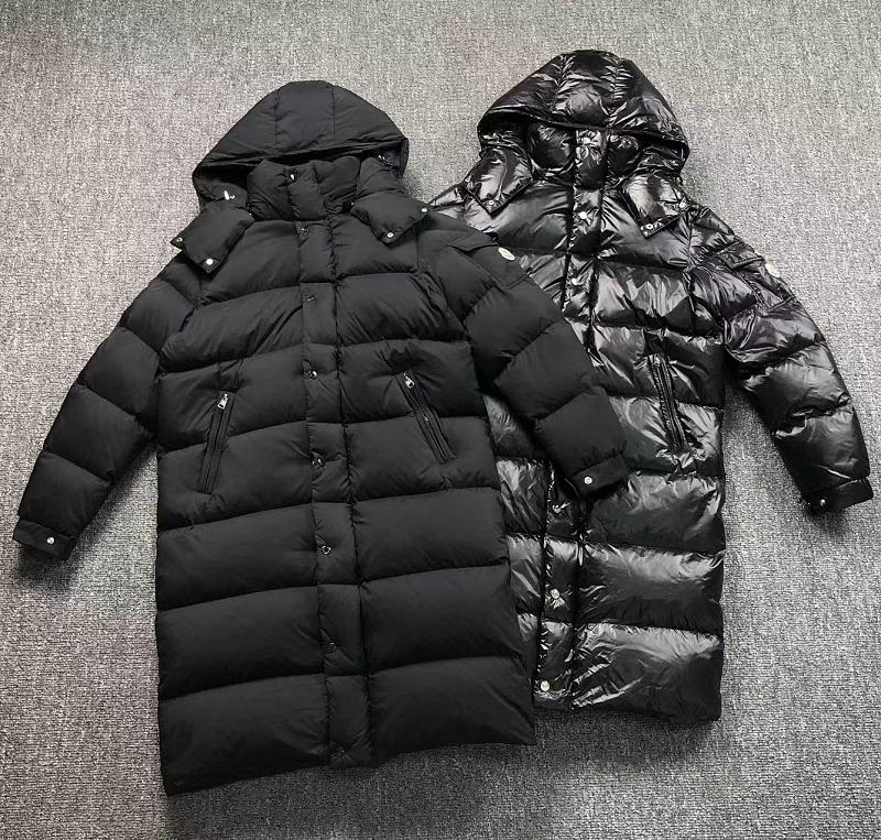 MATTE BIACK BIACK GIOSSY SURFACE MONCLER DOWN JACKETS 280538