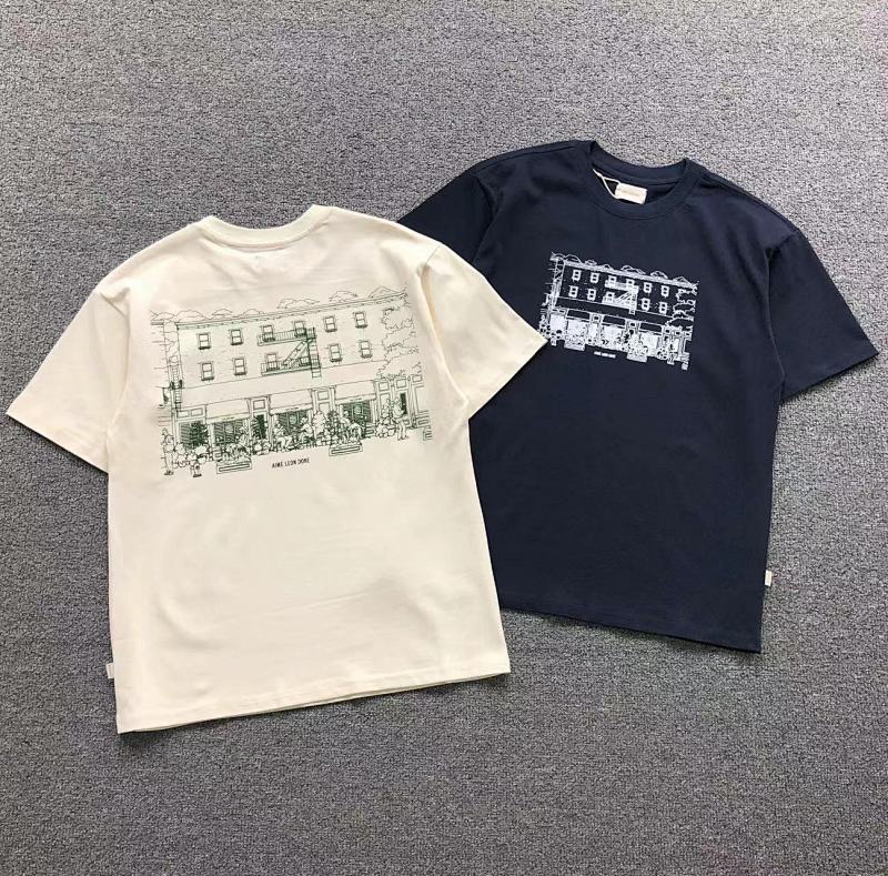 AIME LEON DORE T-SHIRT 42030607170（im 170cm 60kg i wear size S in the phot）