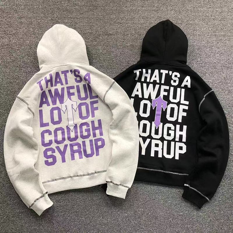 TRAPSTAR COUGH SYRUP HOODIE 59042878（im 170cm 60kg i wear size M in the phot）