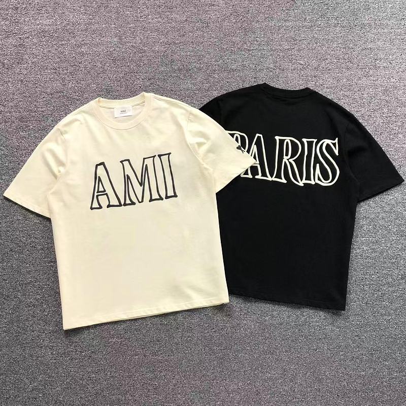 AMI T-SHIRT 22042022125（im 170cm 60kg i wear size M in the phot）
