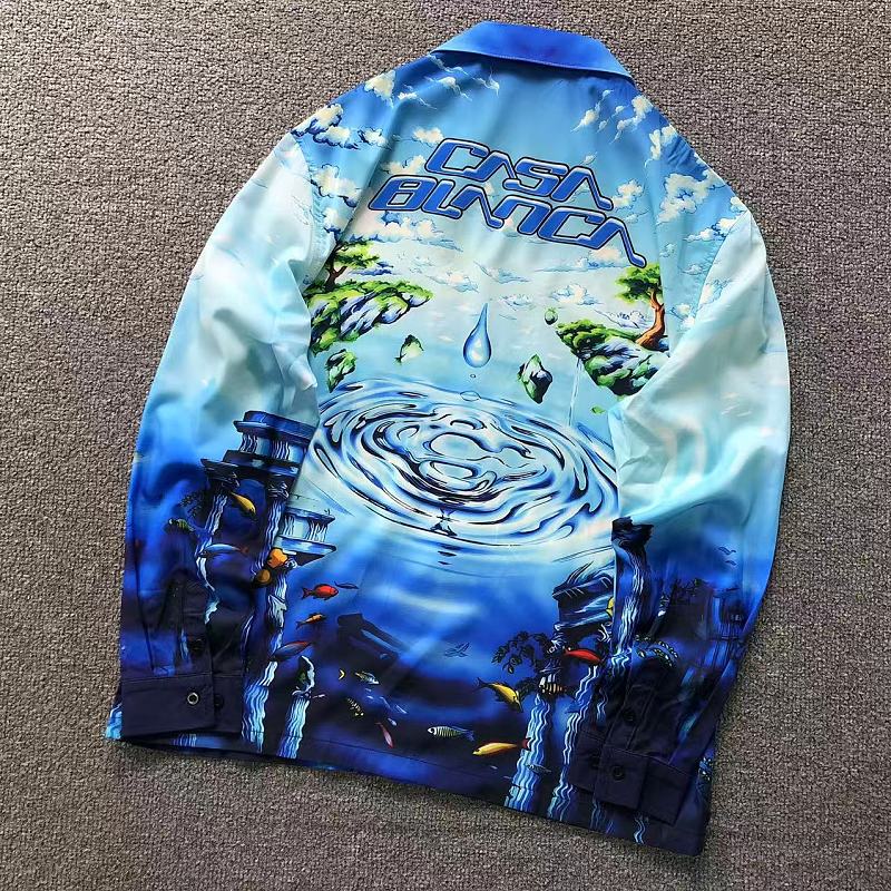 CASABLANCA SHIRT 2208142739（im 170cm 60kg i wear size L in the phot）