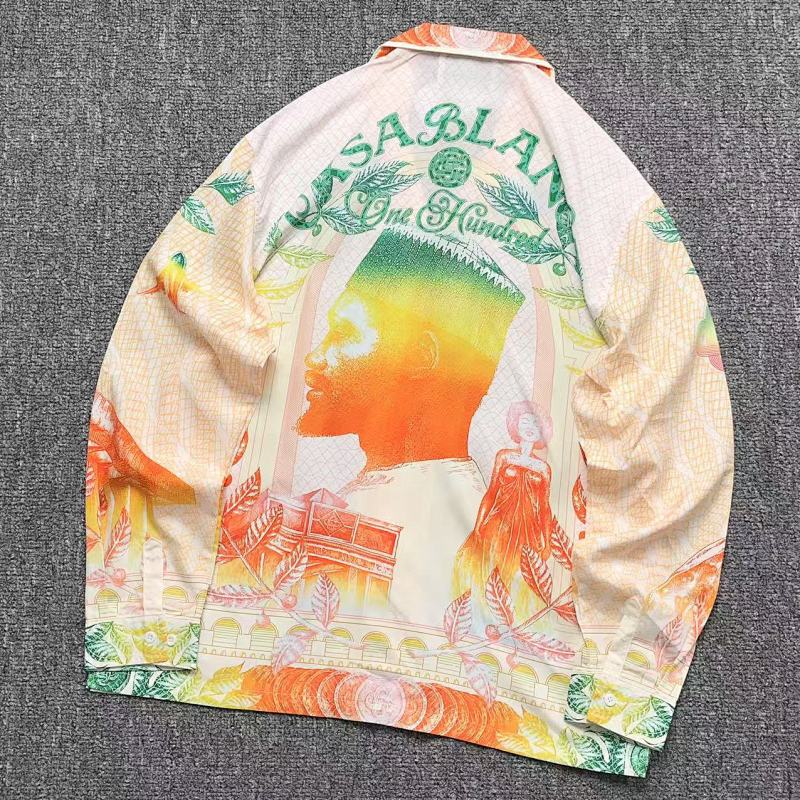 CASABLANCA SHIRT 211051539（im 170cm 55kg i wear size L in the phot）
