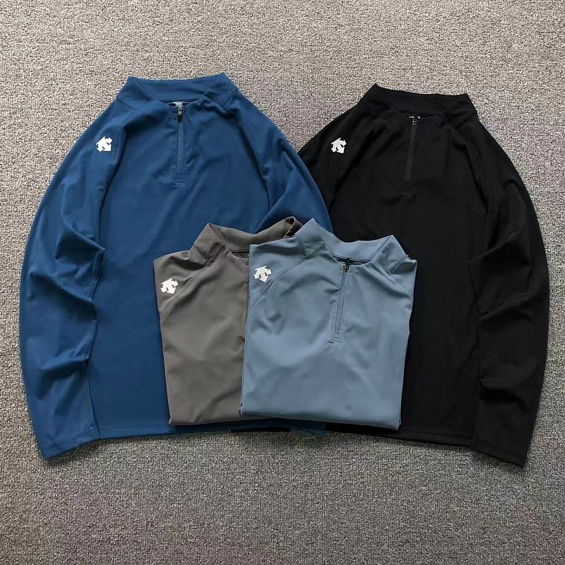DESCENTE LONG SLEEVED 3204200923（im 170cm 60kg i wear size L in the phot）