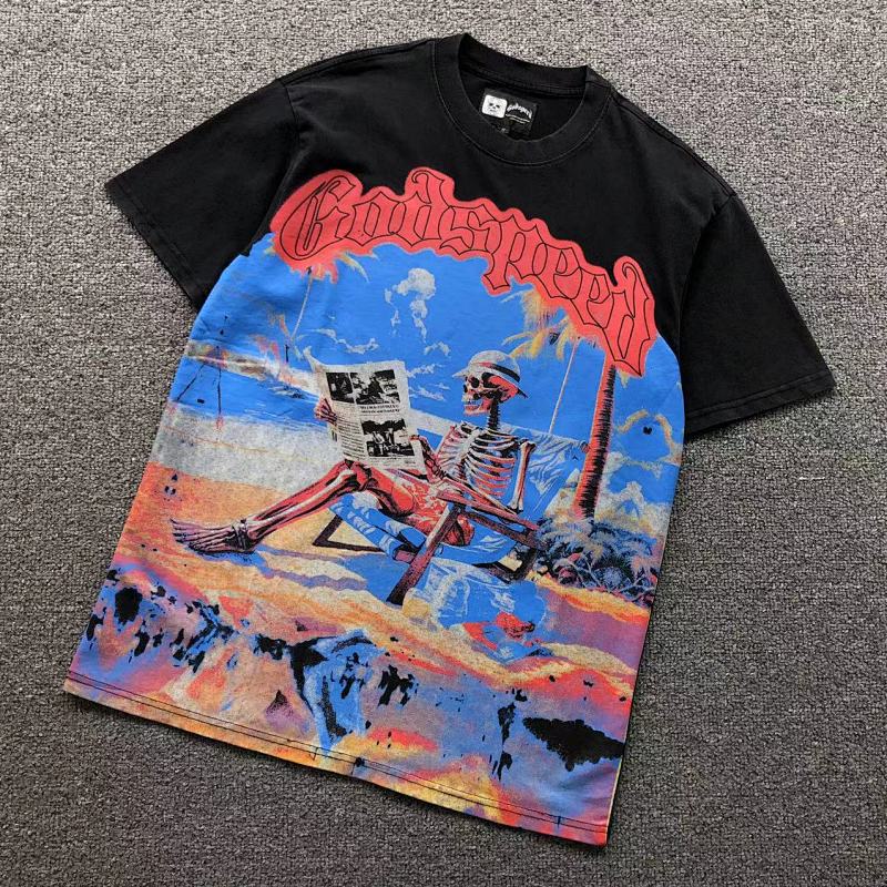 GODSPEED T-SHIRT 1104292117（im 170cm 60kg i wear size S in the phot）