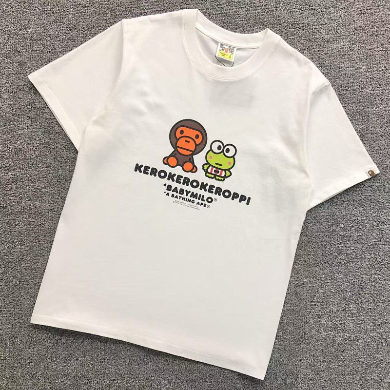 BAPE T-SHIRT 3105293017（im 170cm 60kg i wear size S in the phot）