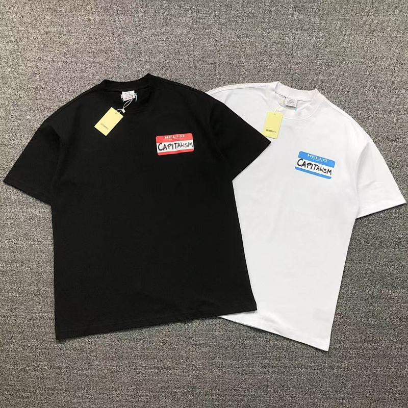 VETEMENTS T-SHIRT 22031422125（im 170cm 60kg i wear size M in the phot）