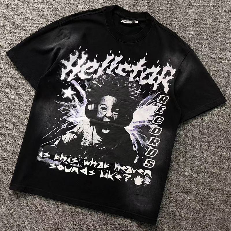HELLSTAR T-SHIRT 505261317（im 170cm 60kg i wear size S in the phot）