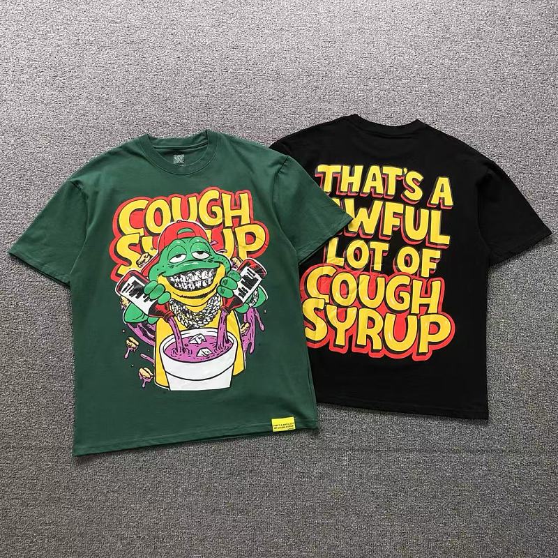 COUGH SYRUP T-SHIRT 526290291（im 170cm 60kg i wear size M in the phot）