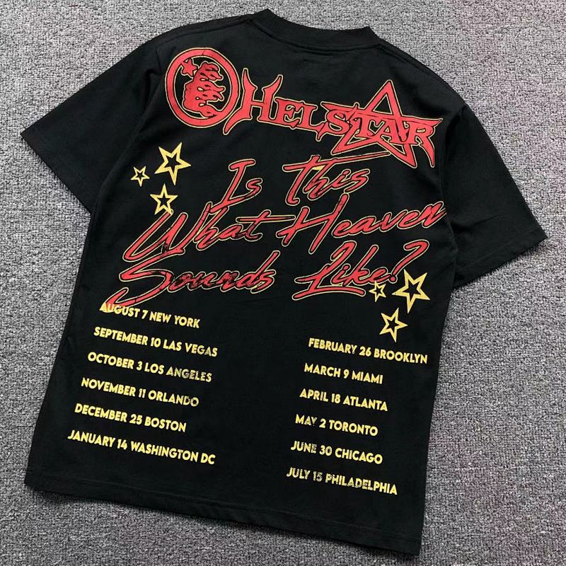HELLSTAR T-SHIRT 502221671（im 170cm 55kg i wear size M in the phot）