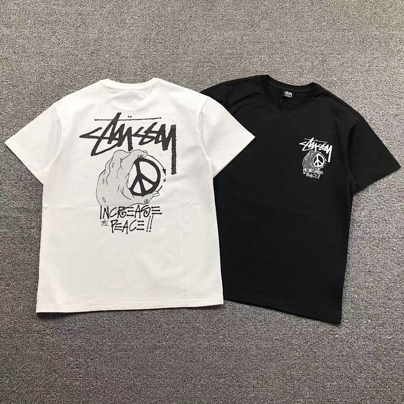 STUSSY T-SHIRT 502251377（im 170cm 55kg i wear size S in the phot）